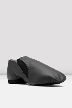 Mens Leather Elasta Jazz Booties