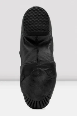 Mens Leather Elasta Jazz Booties