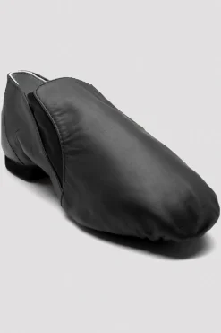 Mens Leather Elasta Jazz Booties