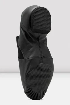 Mens Leather Elasta Jazz Booties