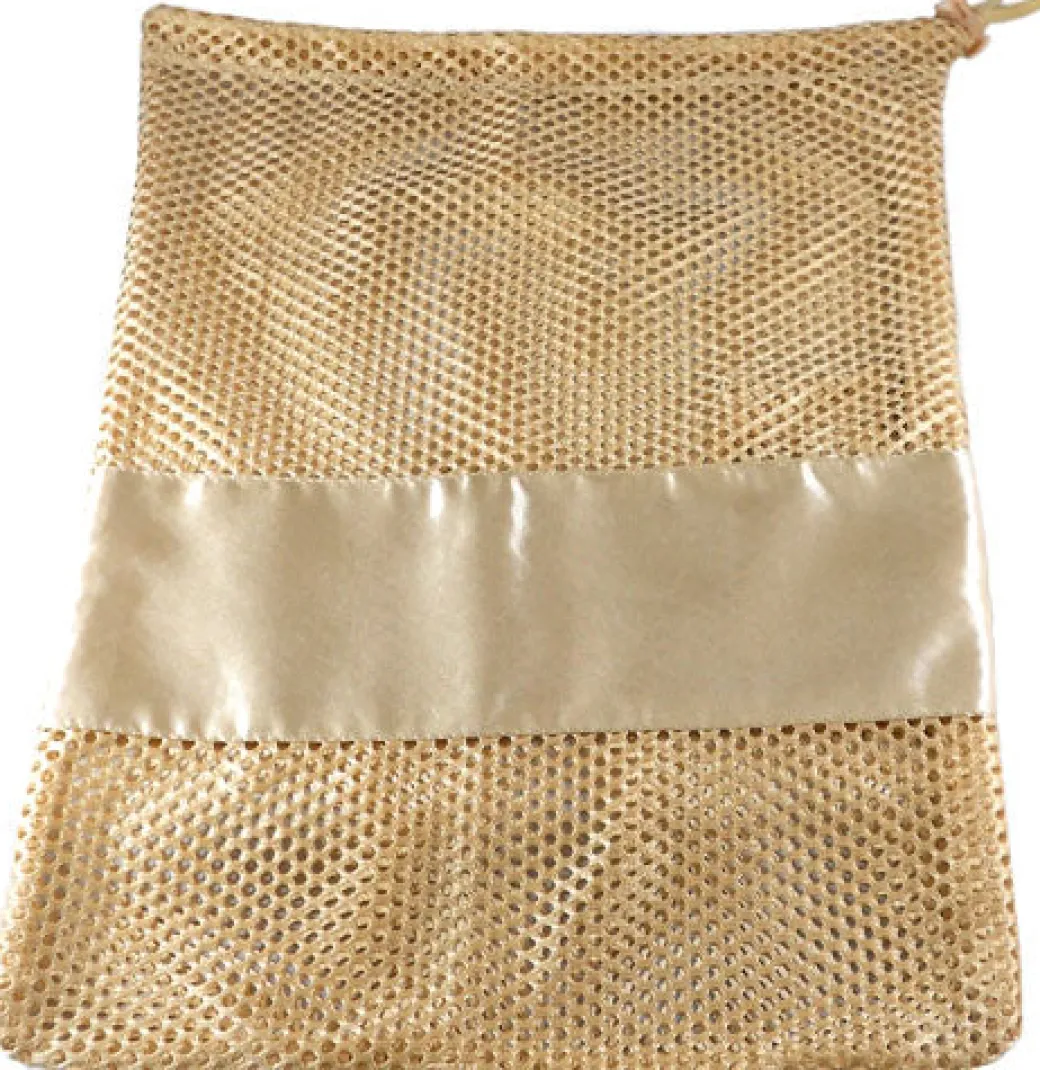 Mesh Drawstring Pointe Shoe Bag With Pillow Pocket