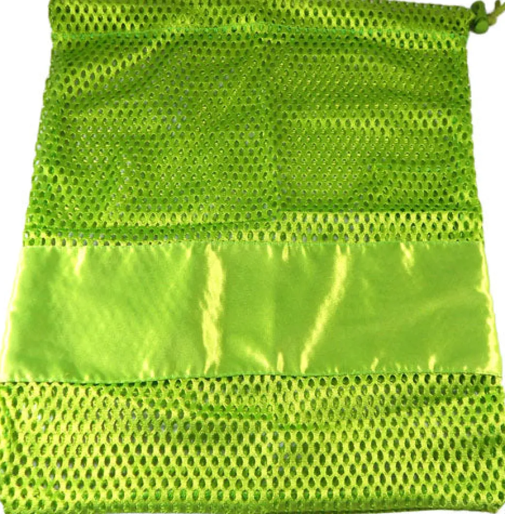 Mesh Drawstring Pointe Shoe Bag With Pillow Pocket