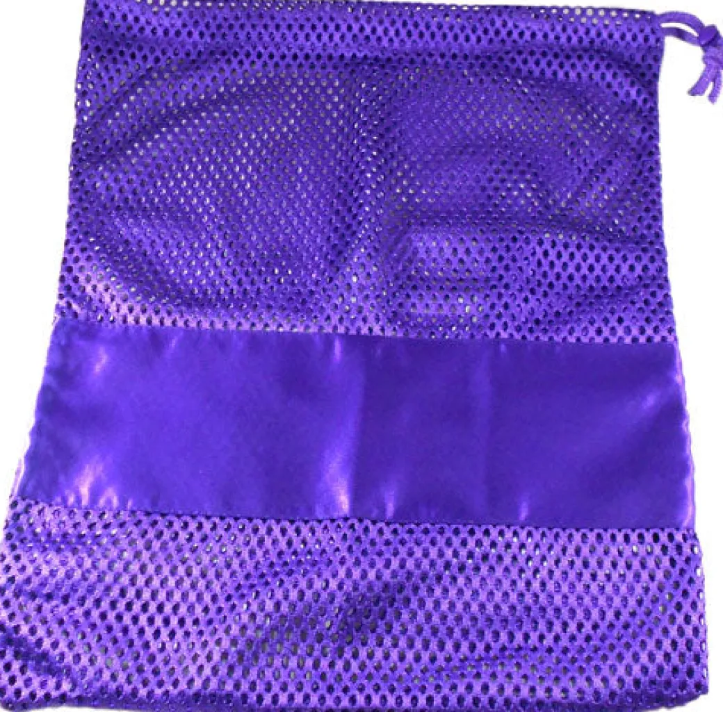 Mesh Drawstring Pointe Shoe Bag With Pillow Pocket