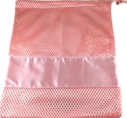 Mesh Drawstring Pointe Shoe Bag With Pillow Pocket