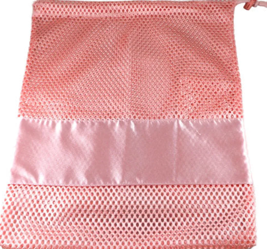 Mesh Drawstring Pointe Shoe Bag With Pillow Pocket