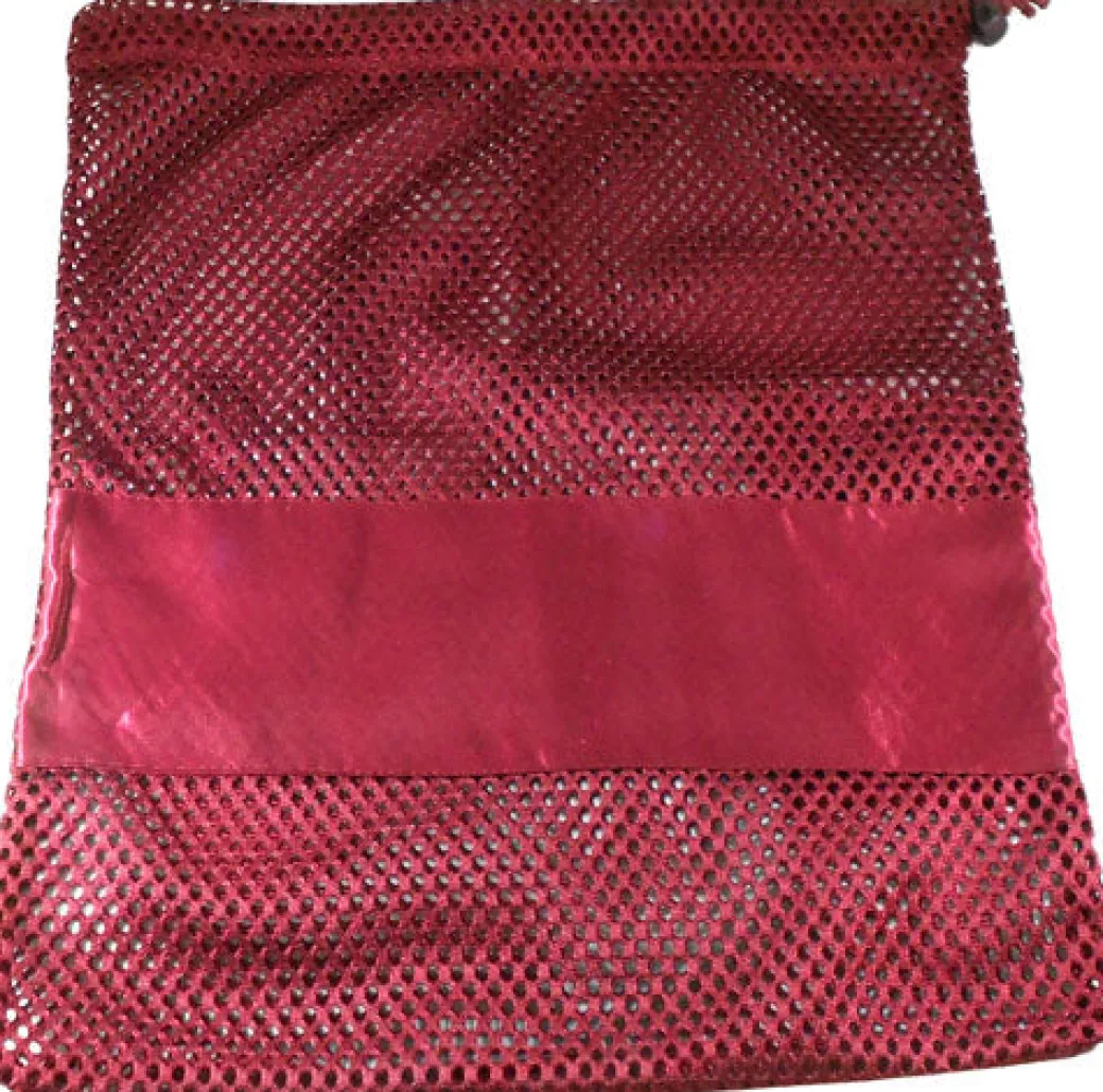 Mesh Drawstring Pointe Shoe Bag With Pillow Pocket