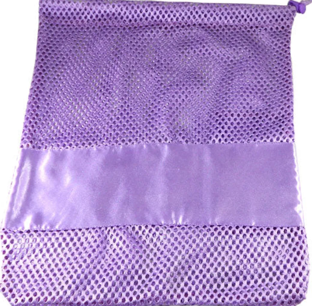 Mesh Drawstring Pointe Shoe Bag With Pillow Pocket