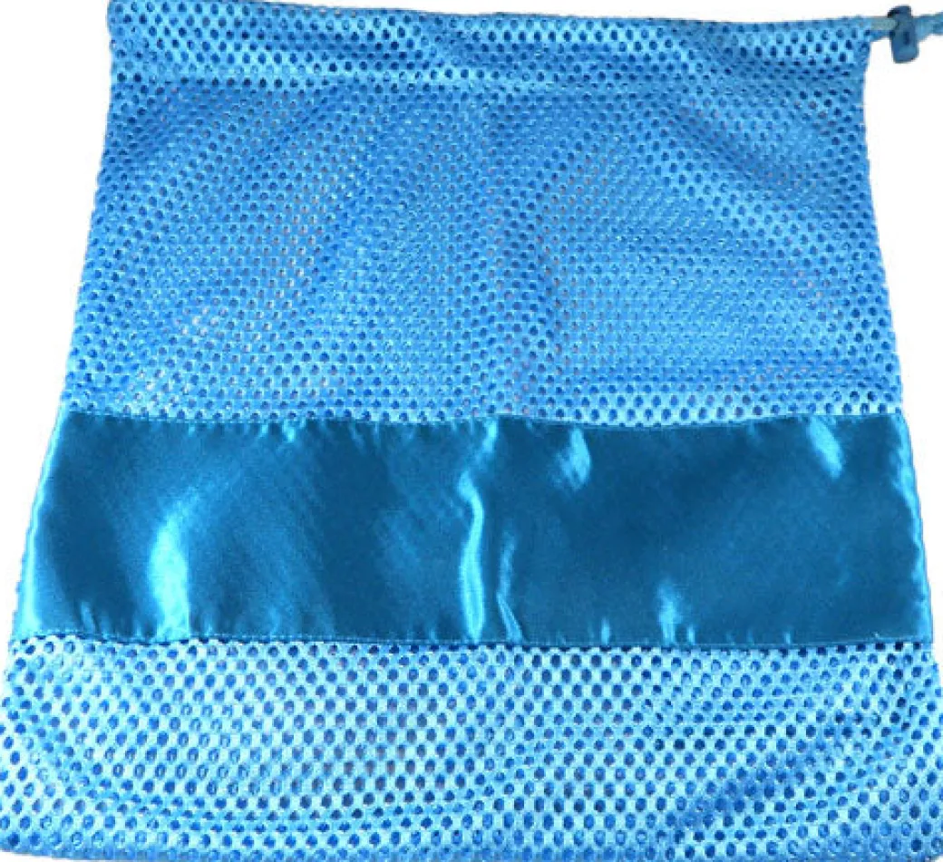 Mesh Drawstring Pointe Shoe Bag With Pillow Pocket
