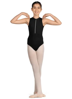 Mirella Zip Front Tank Leotard