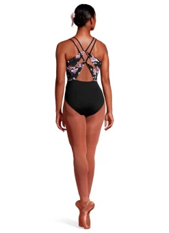 Mirella Double Strap Printed Camisole Leotard