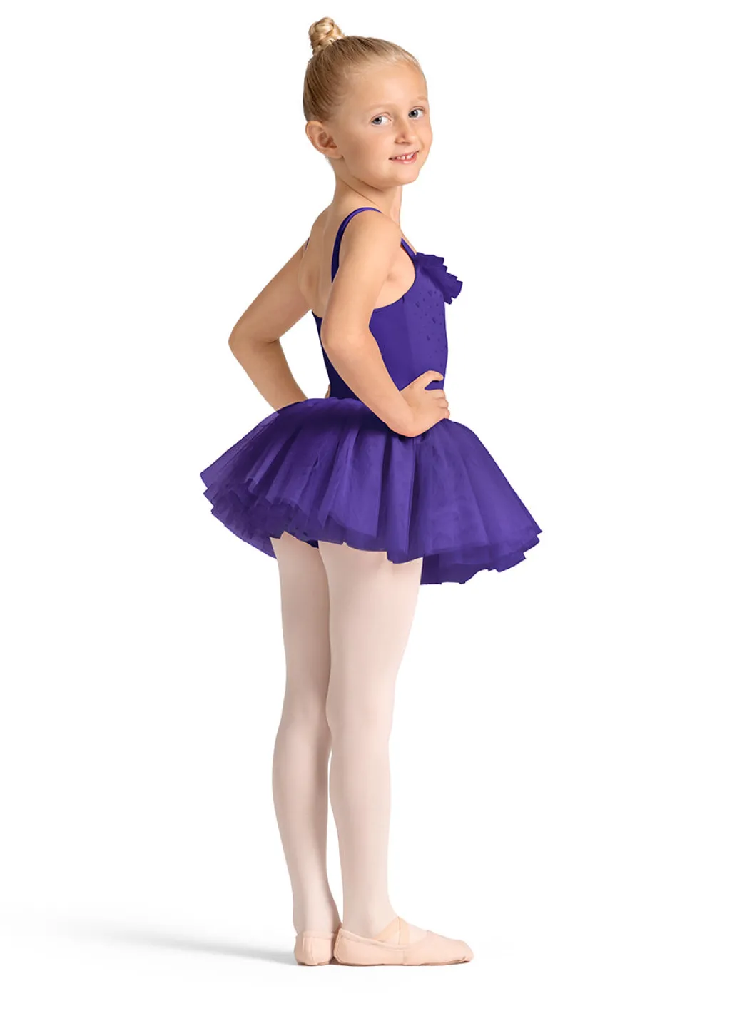 Mirella Frill Neck Tutu Tank Leotard