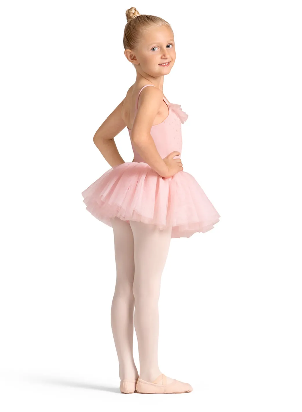 Mirella Frill Neck Tutu Tank Leotard