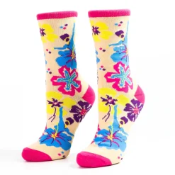 Multicolor Flower Sock with Dancers: Kids