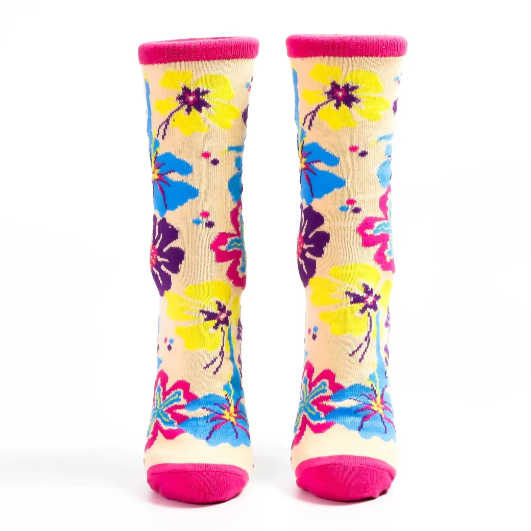 Multicolor Flower Sock with Dancers: Kids
