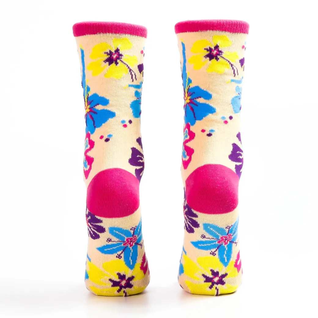 Multicolor Flower Sock with Dancers: Kids