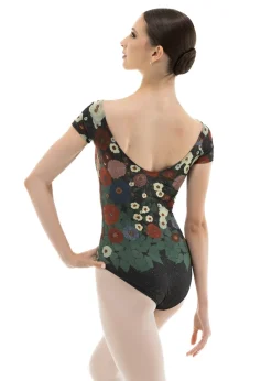 Nikolay Black Label Dinah Cap Sleeve Leotard