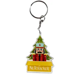 Nutcracker Holiday Tree Keychain – 2" Acrylic Keychain