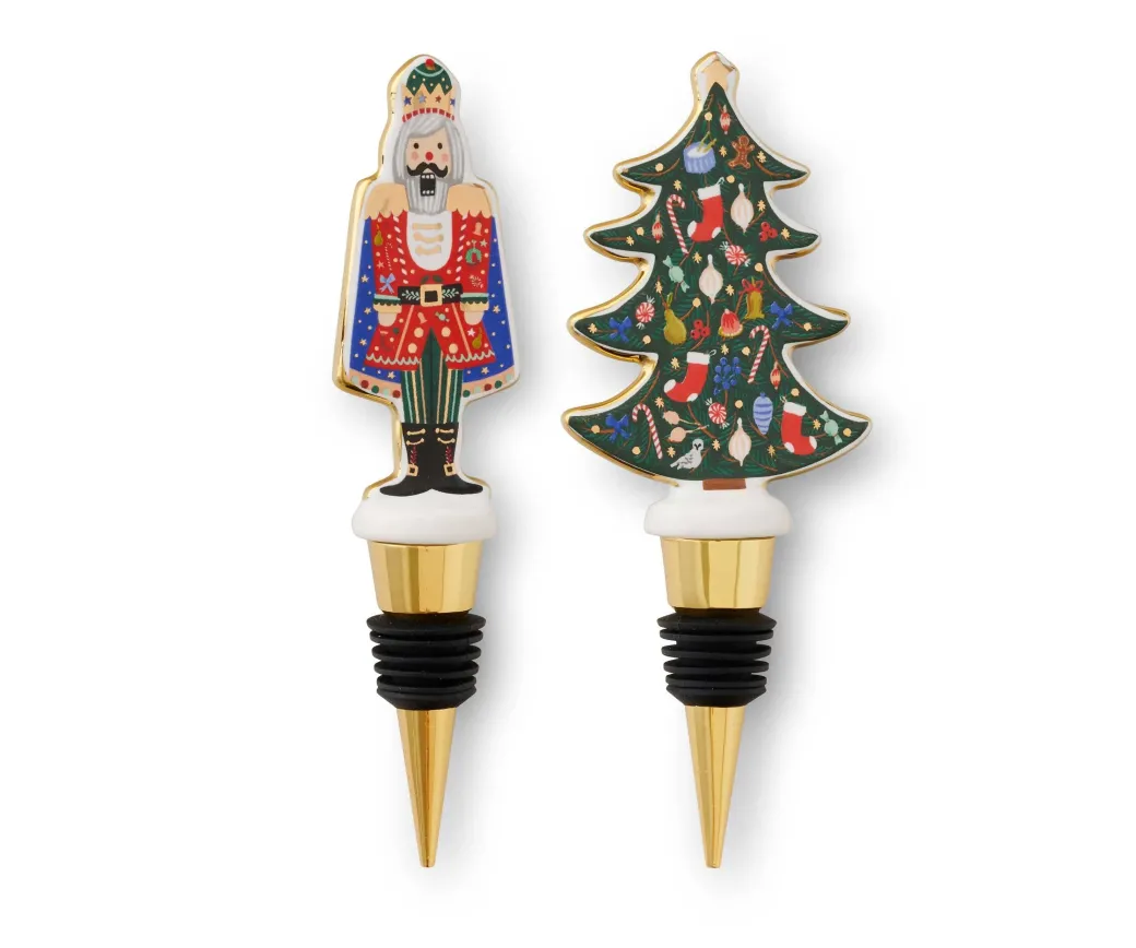 Nutcracker Wine Stopper Set