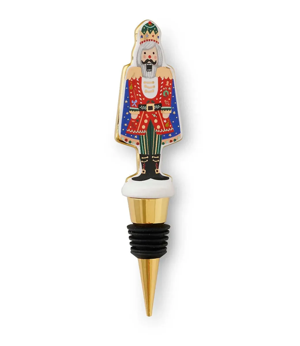 Nutcracker Wine Stopper Set