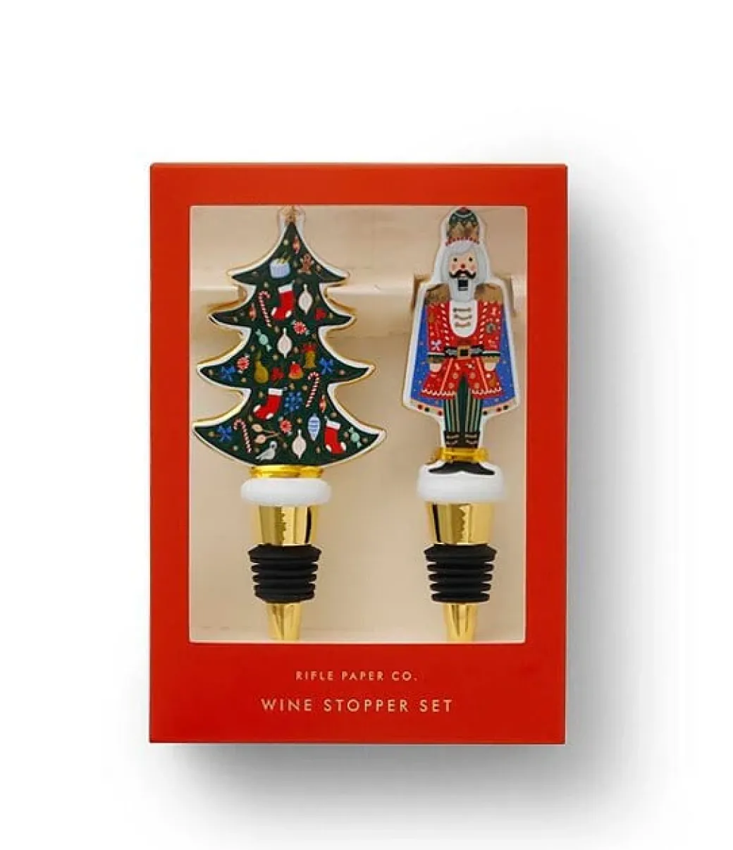 Nutcracker Wine Stopper Set