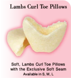 Pillows for Pointes Lambs Curl Toe Pillows