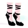 Pink Pointe Slipper Heavyweight Socks: Kids