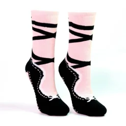 Pink Pointe Slipper Heavyweight Socks: Kids