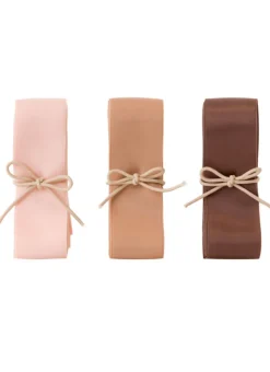 Set of Cut and Burned Satin Ribbon by Suffolk