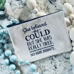She Believed Zipper Pouch Zipper Pouch