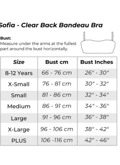 Silky Dance Sofia Clear Back Bandeau Bra