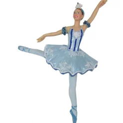 Snow Queen Snowflake Resin Ornament 4 inch
