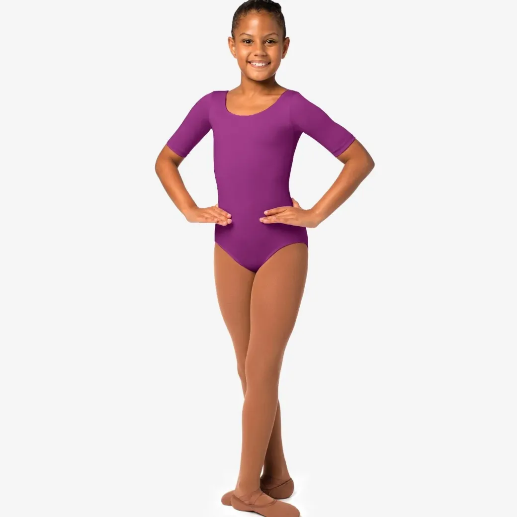 So Danca Charmaine Half Sleeve Basic Leotard Child