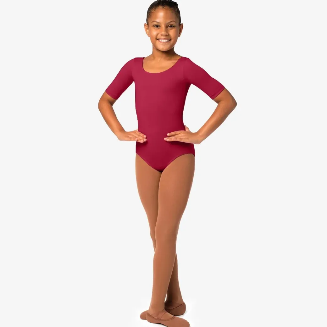So Danca Charmaine Half Sleeve Basic Leotard Child