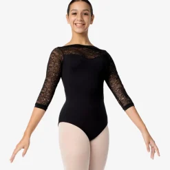 So Danca Desiree Half Sleeve Lace Leotard Womens