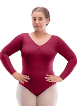 So Danca Gal Long Sleeve Leotard in Curvy Sizes