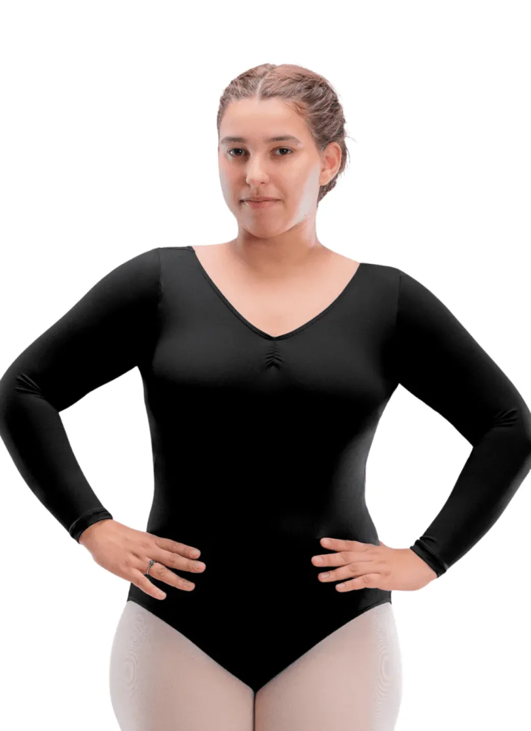 So Danca Gal Long Sleeve Leotard in Curvy Sizes