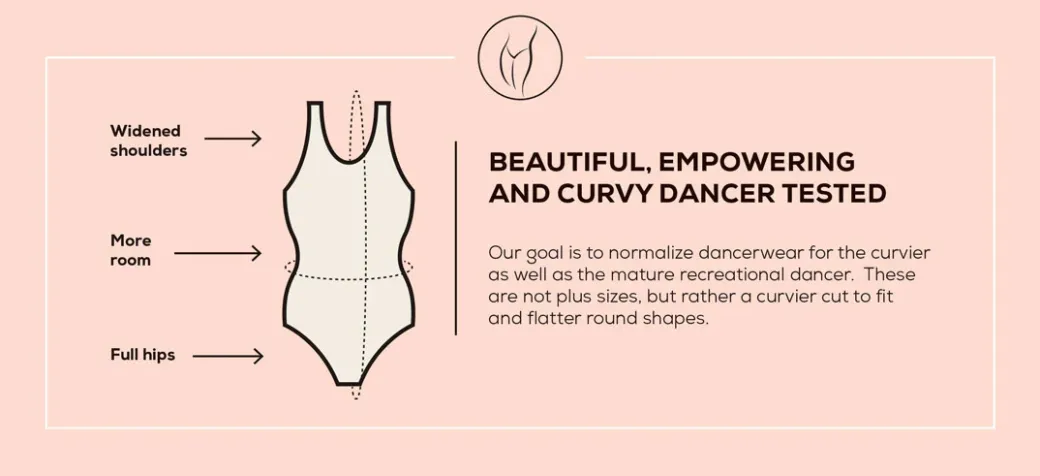 So Danca Gal Long Sleeve Leotard in Curvy Sizes