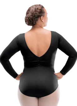 So Danca Gal Long Sleeve Leotard in Curvy Sizes
