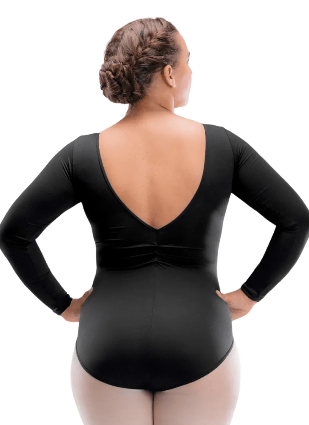 So Danca Gal Long Sleeve Leotard in Curvy Sizes
