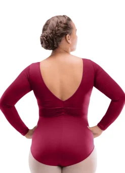 So Danca Gal Long Sleeve Leotard in Curvy Sizes