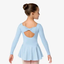 So Danca Gillian Long Sleeve Ballet Dress with Bow Girls