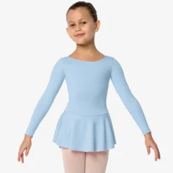 So Danca Gillian Long Sleeve Ballet Dress with Bow Girls