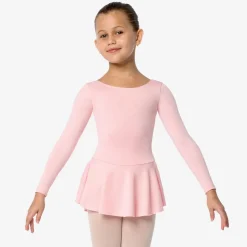 So Danca Gillian Long Sleeve Ballet Dress with Bow Girls