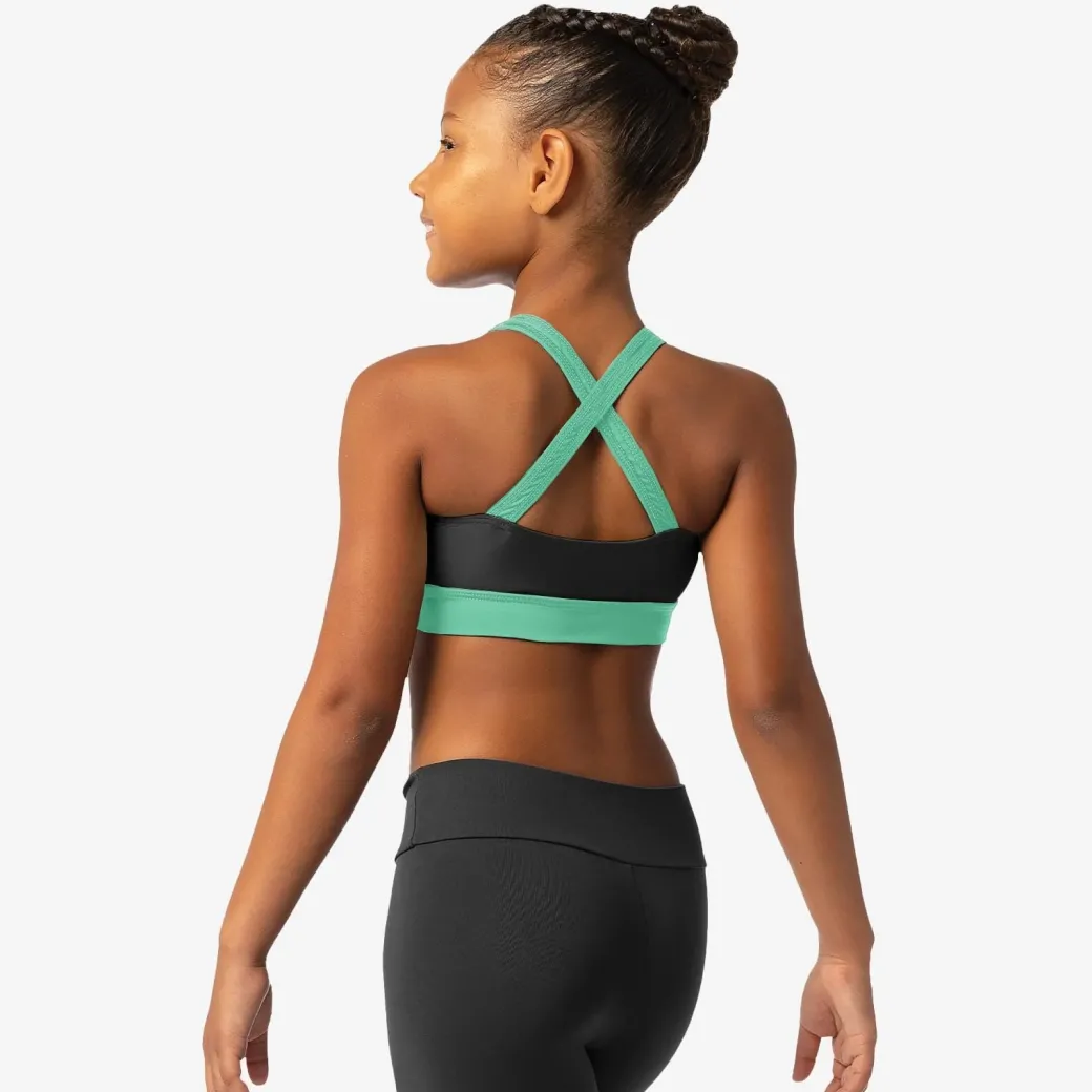 So Danca Layla 2 Tone Bra Top Child