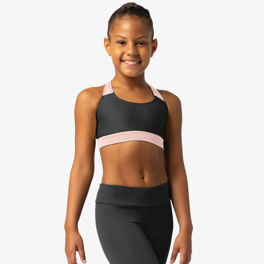 So Danca Layla 2 Tone Bra Top Child