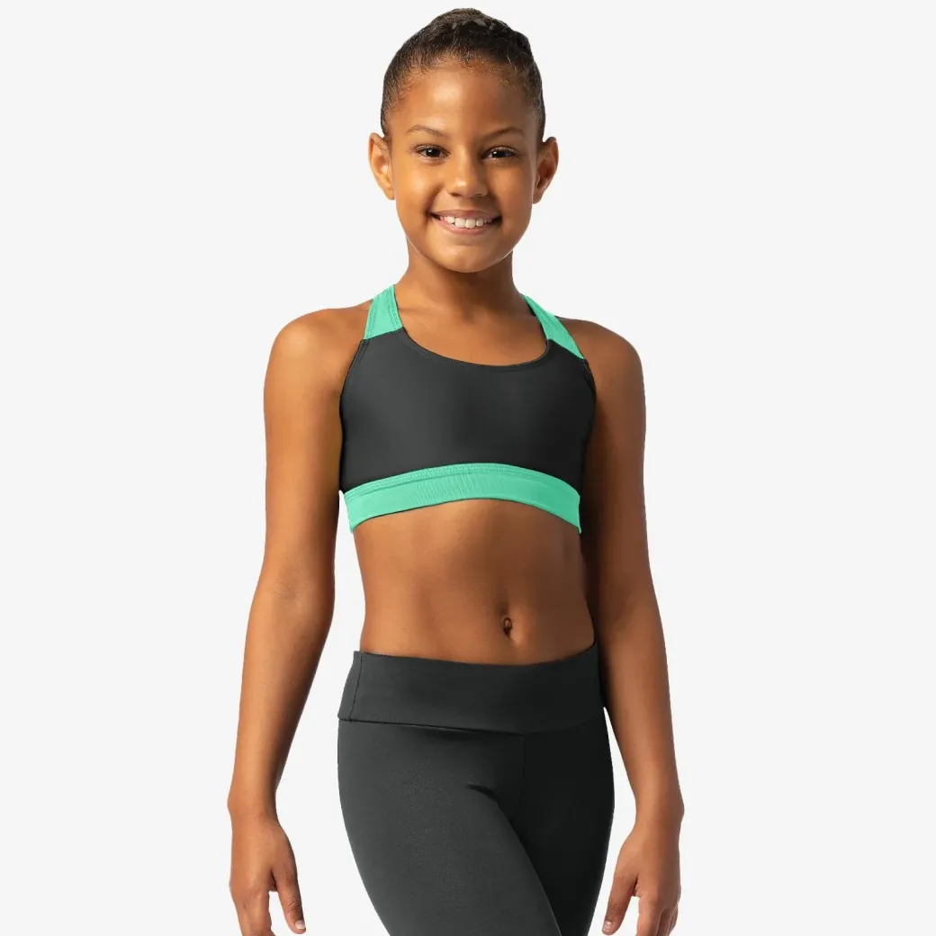So Danca Layla 2 Tone Bra Top Child