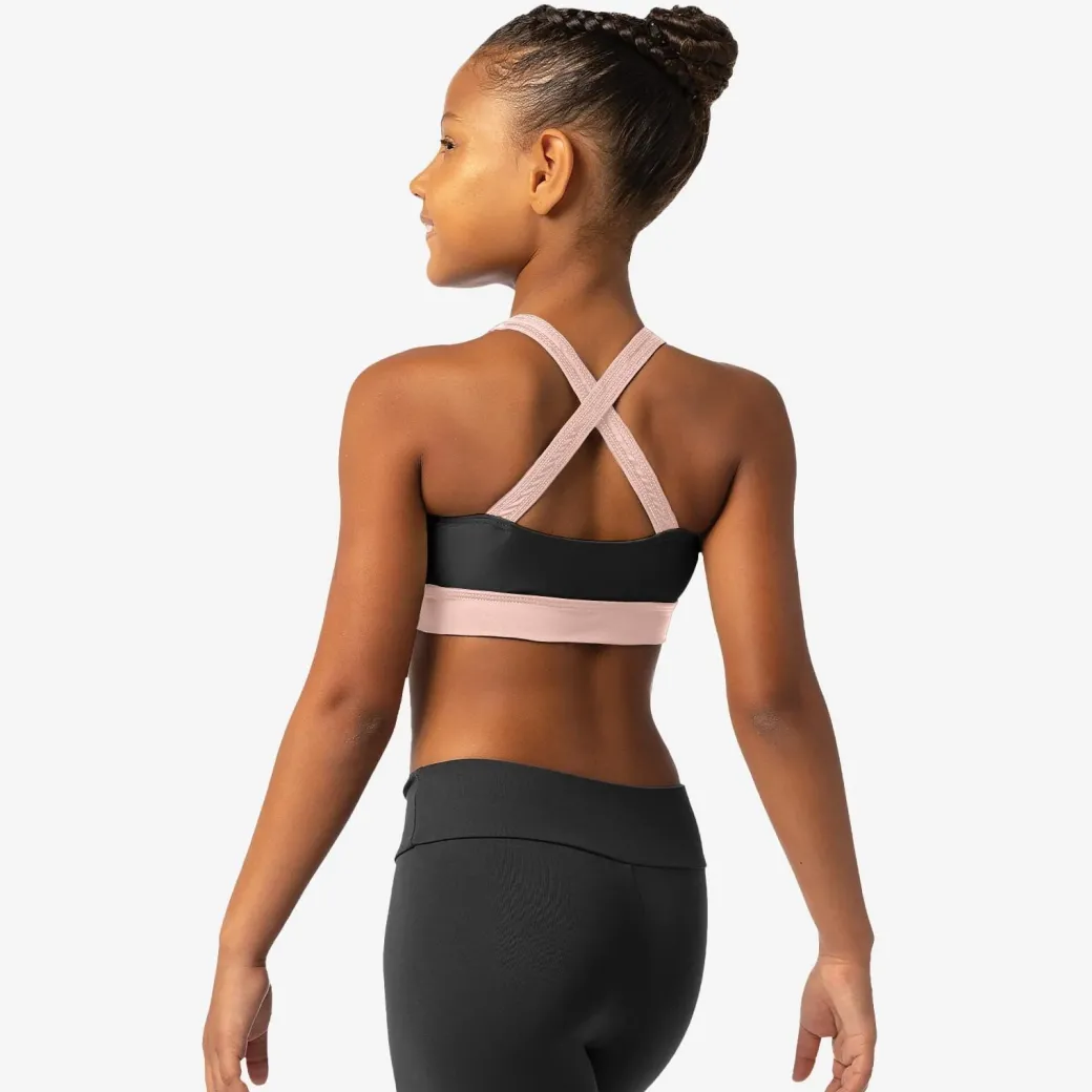 So Danca Layla 2 Tone Bra Top Child