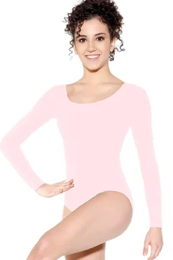 So Danca Long Sleeve Microfiber Leotard Adult