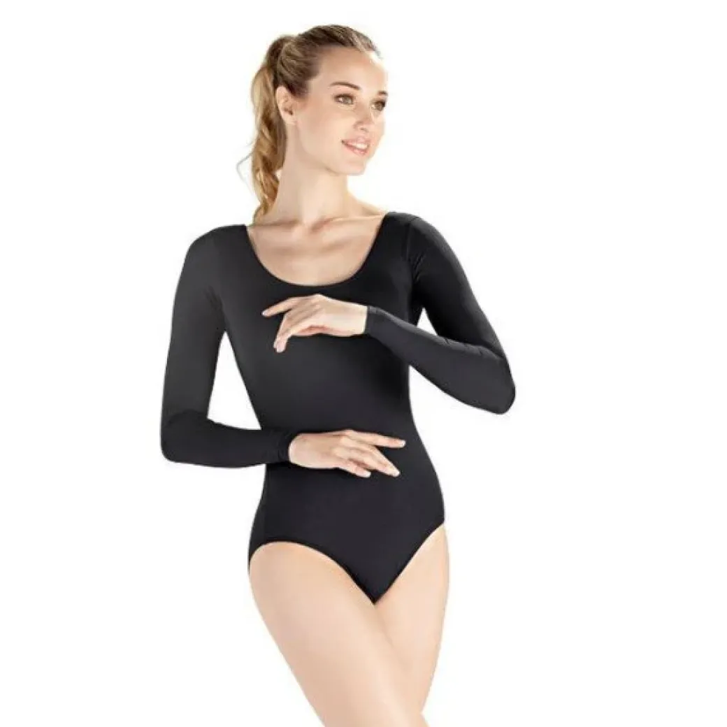 So Danca Long Sleeve Microfiber Leotard Adult