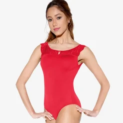 So Danca Marcelle Lace Detailed Tank Leotard Adult